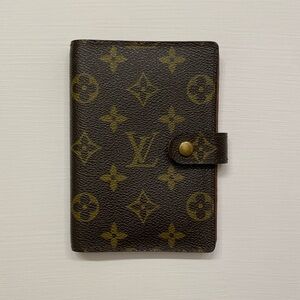 Louis Vuitton Brown Monogram Small Ring Agenda PM